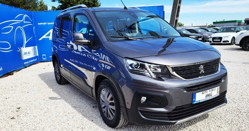 Peugeot Rifter cena 85900 przebieg: 58244, rok produkcji 2018 z Gościno małe 407